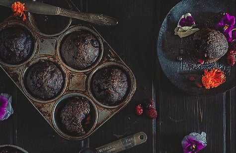Very Black Berry Muffins Recipe