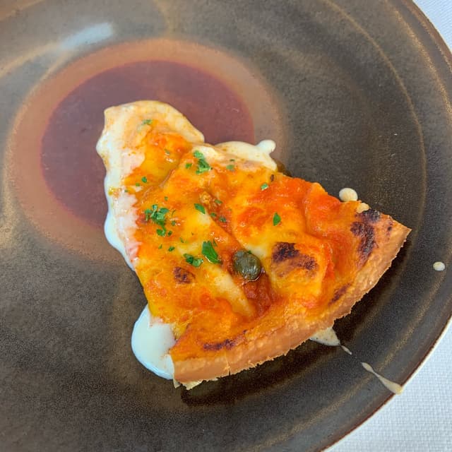 「Focaccia Pizzata Manuelina」の料理の写真
