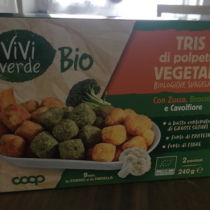 photo of Vivi Verde Coop tris di polpette vegetali shared by @ecumenia on  16 Nov 2022 - review