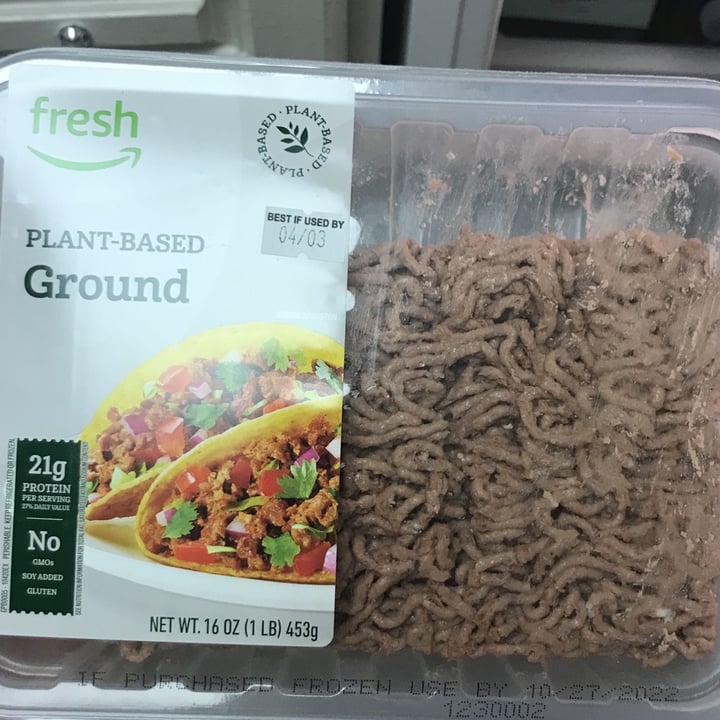 review photo of Plant based Amazon Fresh Plant-Based Protein shared by @greengoddess83 on 22 Mar 2022 - review