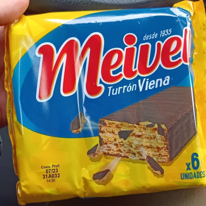 photo of Meivel Meivel turrón Viena shared by @podivegan on  10 Apr 2022 - review