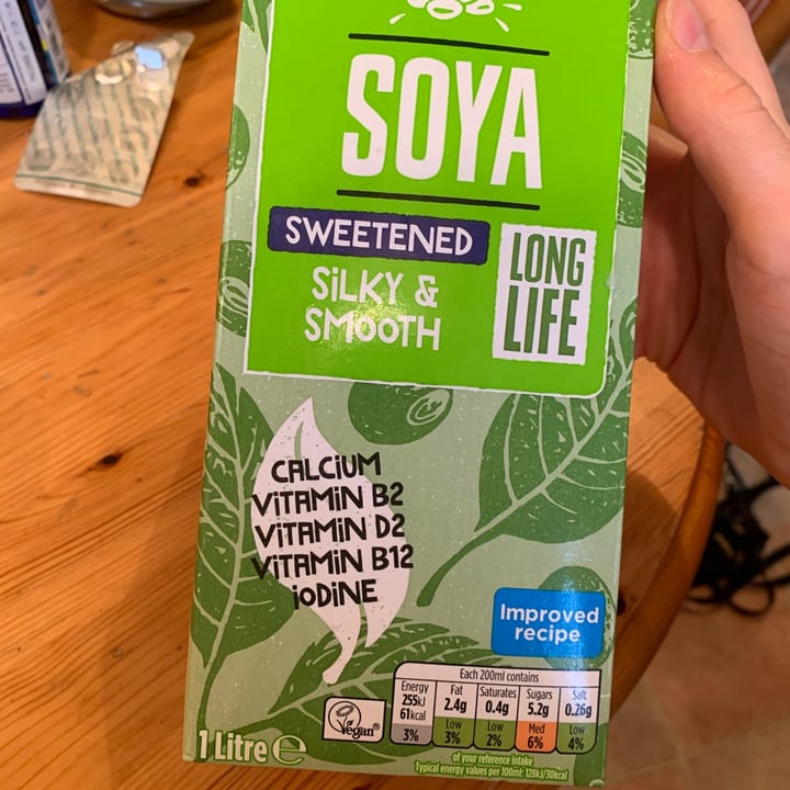 photo of ASDA Asda Soya Sweetened Long Life Milk shared by @veganfaeriee on  19 Aug 2020 - review