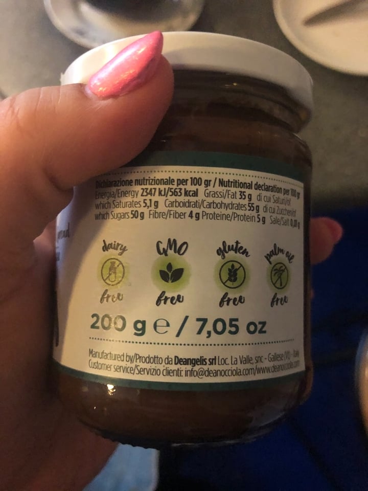 review photo of Deanocciola Classic Hazelnut and Cacoa Spread shared by @brionygoy on 28 Jan 2020 - review