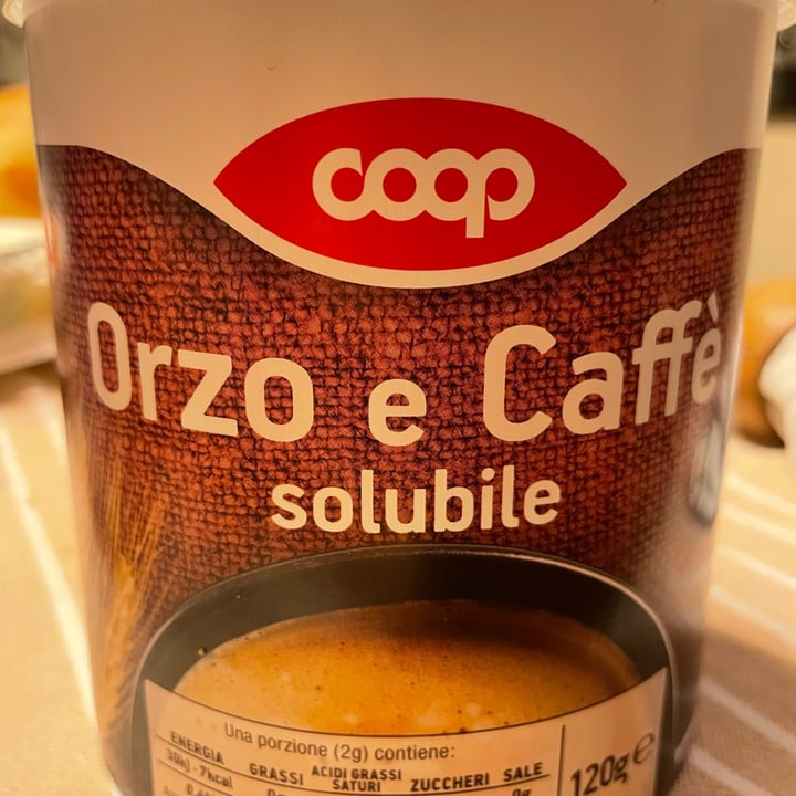photo of Coop Orzo e caffè Solubile shared by @emmaesse on  12 Mar 2022 - review