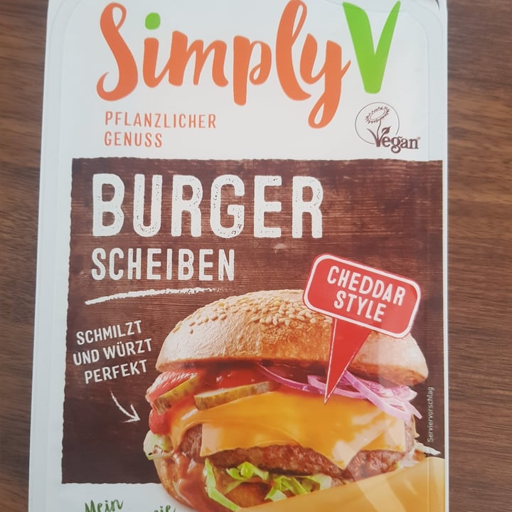 photo of Simply V Burger Scheiben Cheddar Style shared by @melmey on  17 Jul 2021 - review