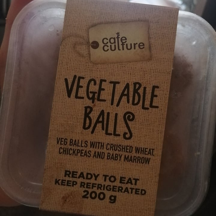 photo of Cafe culture Vegetable Balls shared by @swanepoelc on  03 Nov 2020 - review