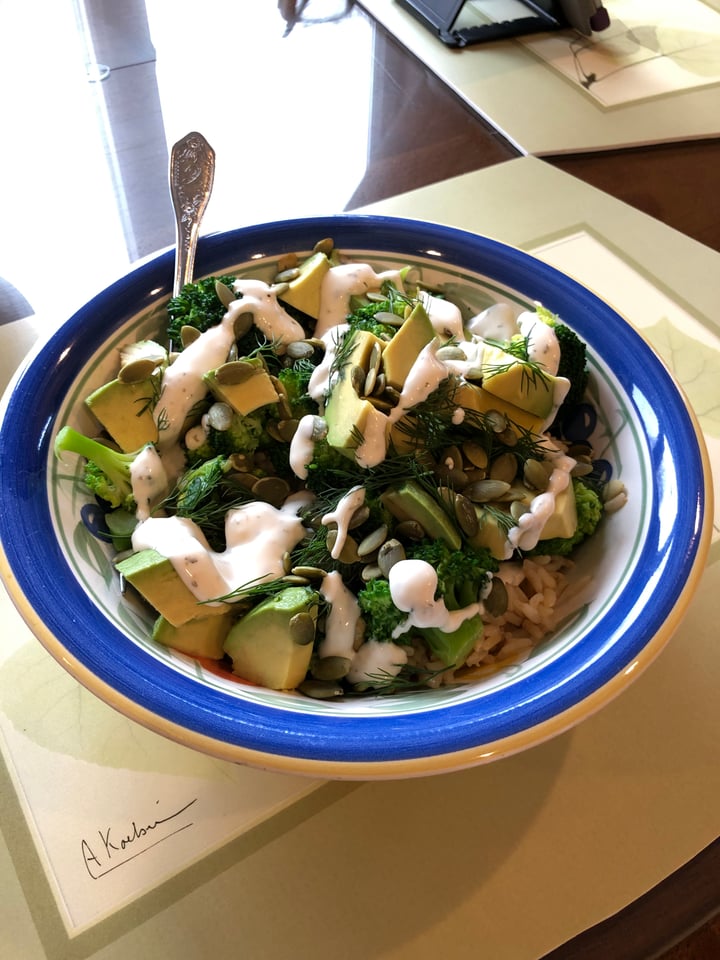 review photo of The Purple Carrot GREEN GODDESS BOWLS with Broccoli & Ranch Dressing shared by @jiscilla on 03 Jan 2021 - review