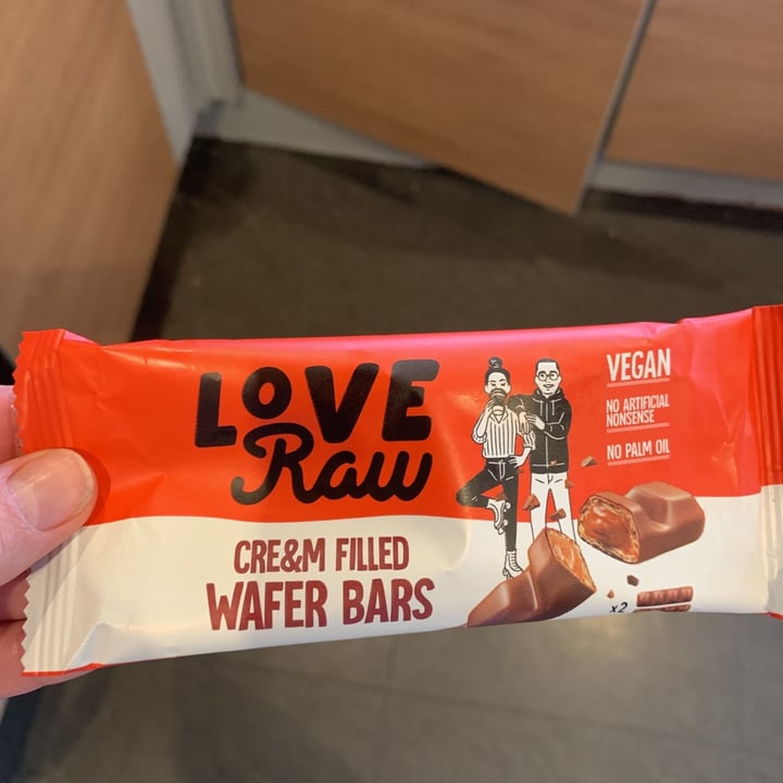 photo of LoveRaw Cre&m Filled Wafer Bars shared by @nsvj on  03 Feb 2021 - review