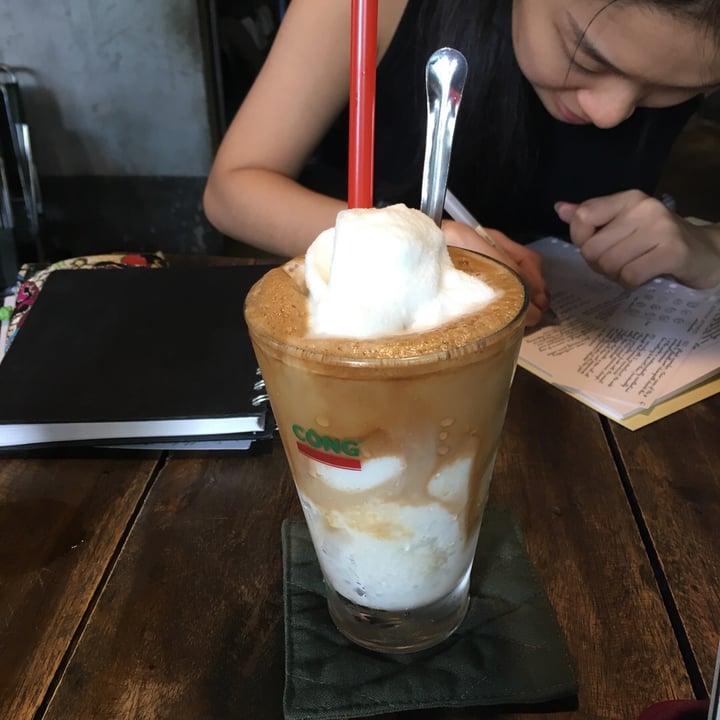 photo of Cộng Cafe Coconut Milkshake with Coffee shared by @katelouisepowell on  07 Jun 2019 - review