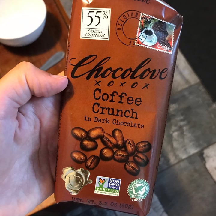 photo of Chocolove Coffee Crunch in Dark Chocolate shared by @curvycarbivore on  01 Jul 2020 - review