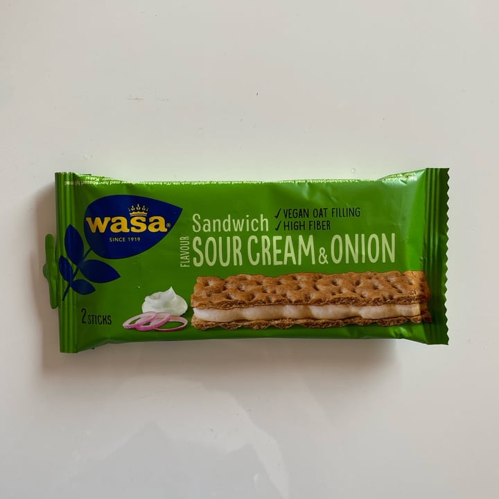 photo of Wasa Sandwich Sourcream & Onion shared by @adadoglia on  17 Jun 2022 - review