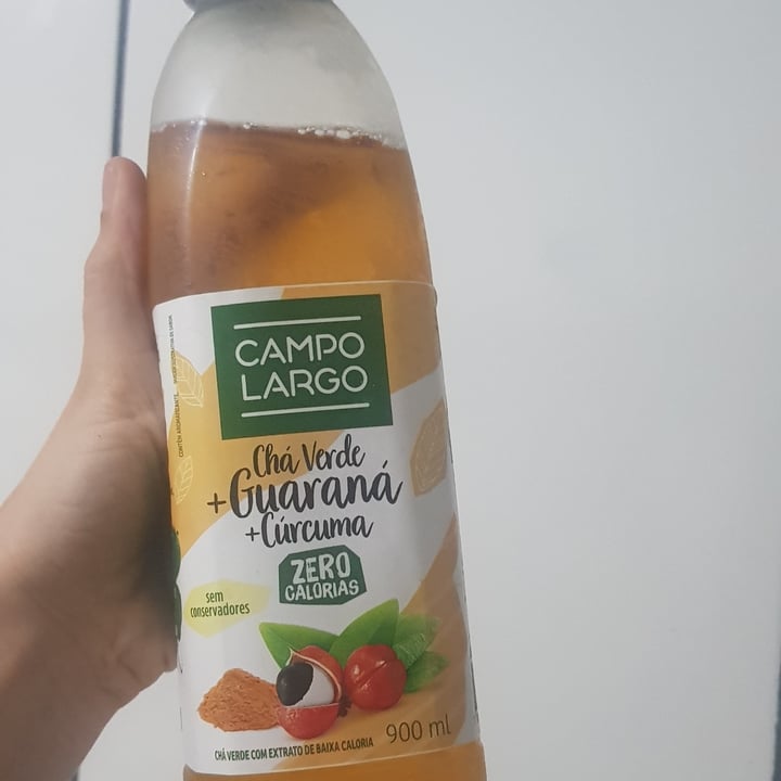 photo of Campo Largo chá verde + guaraná + cúrcuma shared by @carolfrnds on  18 Oct 2022 - review