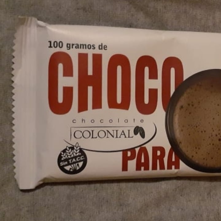photo of Chocolate Colonial Chocolate para taza shared by @barryvegano on  22 Jun 2020 - review