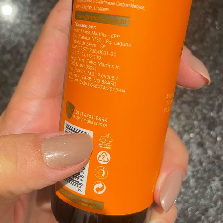 photo of Grandha Mixoil Coconut E Argan shared by @manueladuartesimao on  20 Apr 2022 - review