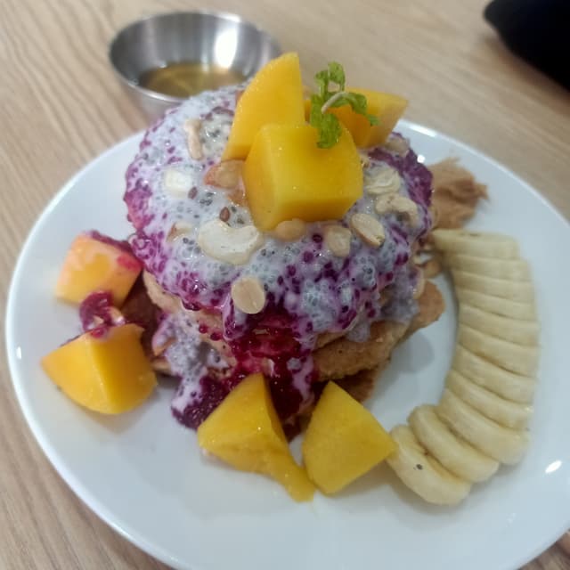 Foto del plato “Oat pancakes”