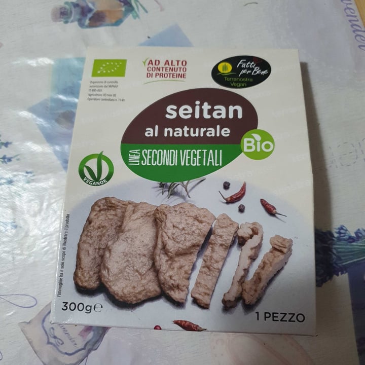 photo of Fatti per bene terranostra vegan Seitan al naturale shared by @rapa on  24 Oct 2022 - review