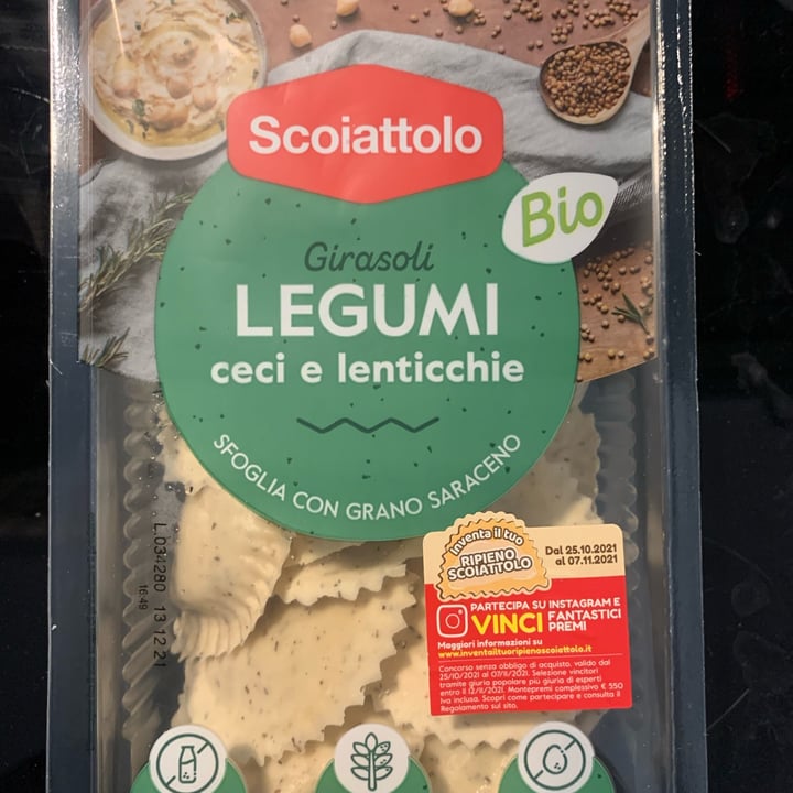 photo of Scoiattolo Chickpeas And Lentils Organic Ravioli shared by @marisara on  04 Dec 2021 - review