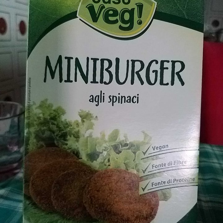 photo of Just Veg! (ALDI Italy) Miniburger agli Spinaci shared by @coryveg on  27 Jun 2022 - review