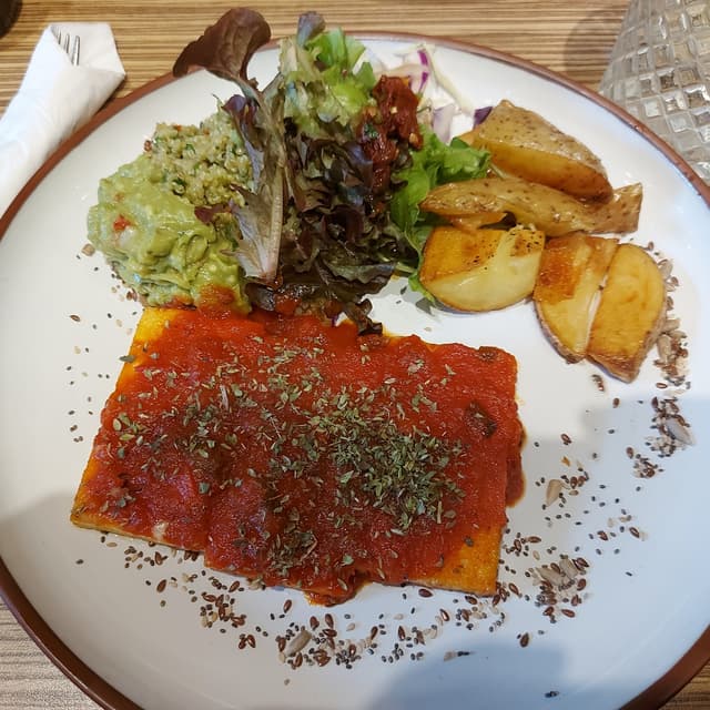 Photo of the dish “Tofu a la napolitana”