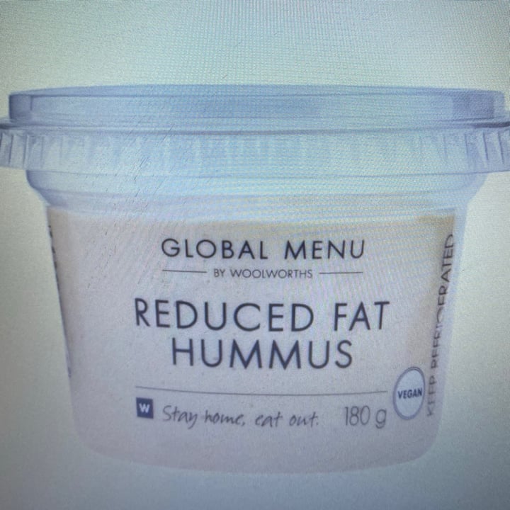 photo of Woolworths Reduced Fat Hummus shared by @anza on  23 Feb 2021 - review