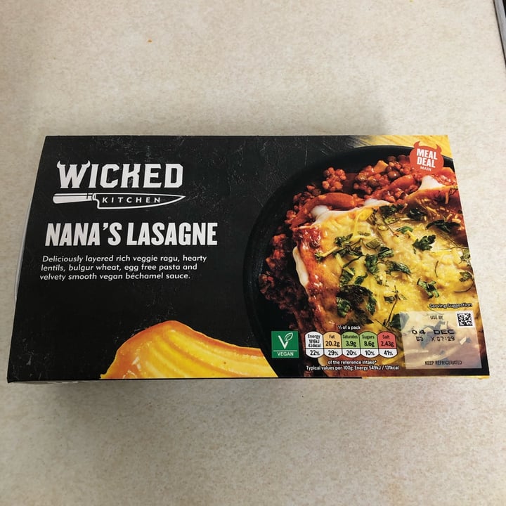 photo of Wicked Nana's Lasagne shared by @bradgks on  01 Dec 2022 - review