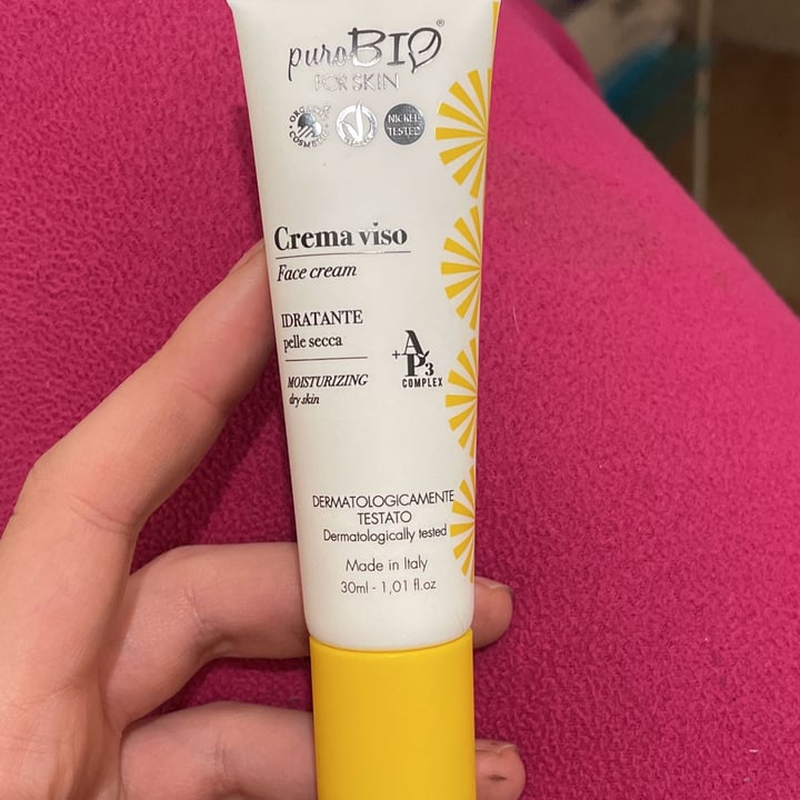 photo of PuroBIO Cosmetico Crema Viso Idratante shared by @giorgi23 on  06 Feb 2022 - review