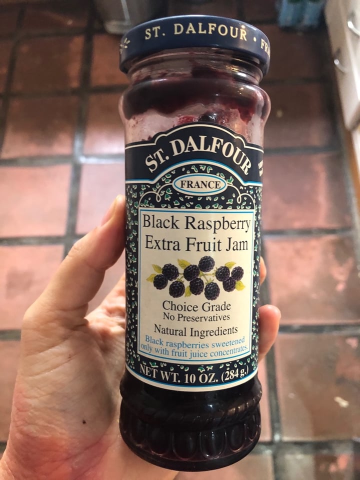 photo of St. Dalfour Black raspberry jam shared by @sophiefischerr on  06 Apr 2020 - review