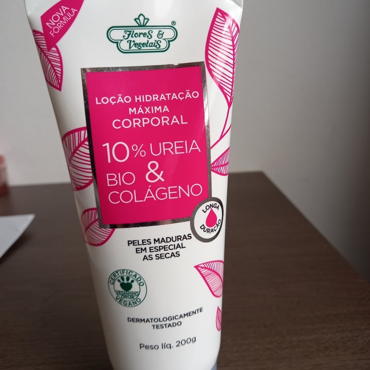 review photo of Flores & Vegetais Loção De Hidratação Máxima Ureia 10% Corporal shared by @denisereginadepaula on 05 Jan 2023 - review