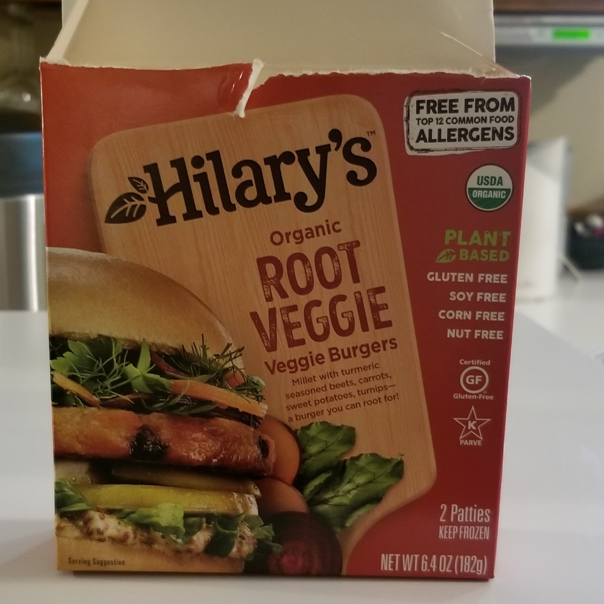 Hilary's Root Veggie Burger Reviews abillion