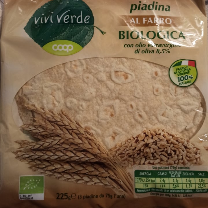 photo of Vivi Verde Coop Bella piada integrale bio shared by @animos1993 on  02 Dec 2021 - review