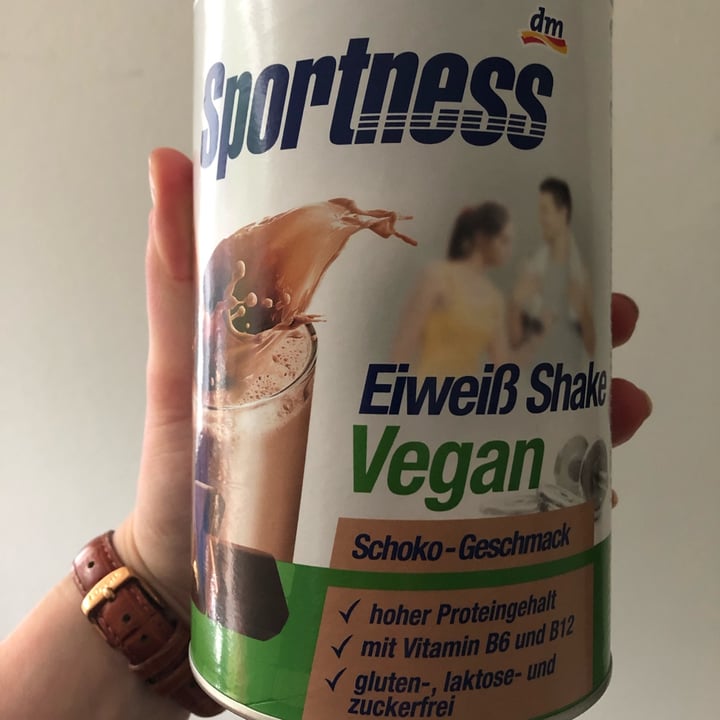 DM Sportness Eiweiß shake Vegan Schokolade Gesmack Review abillion