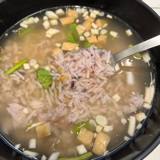 Photo of the dish “Boiled Rice with vegetable and mushroom”