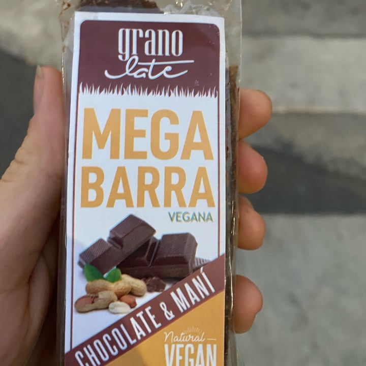 photo of Grano Late Mega Barra Chocolate y Mani shared by @sofiasbordi on  11 May 2022 - review