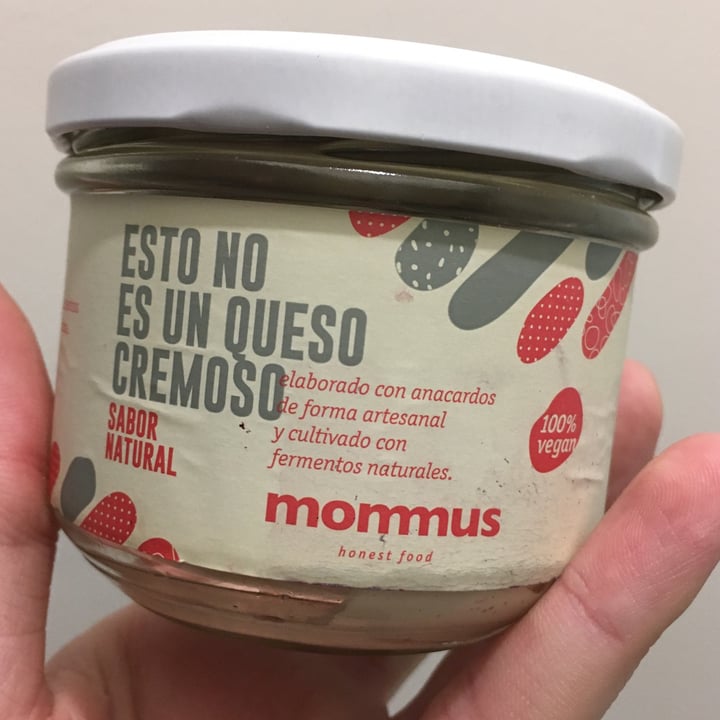 photo of Mommus Foods Queso Crema Sabor Natural shared by @javicobos on  02 Mar 2022 - review