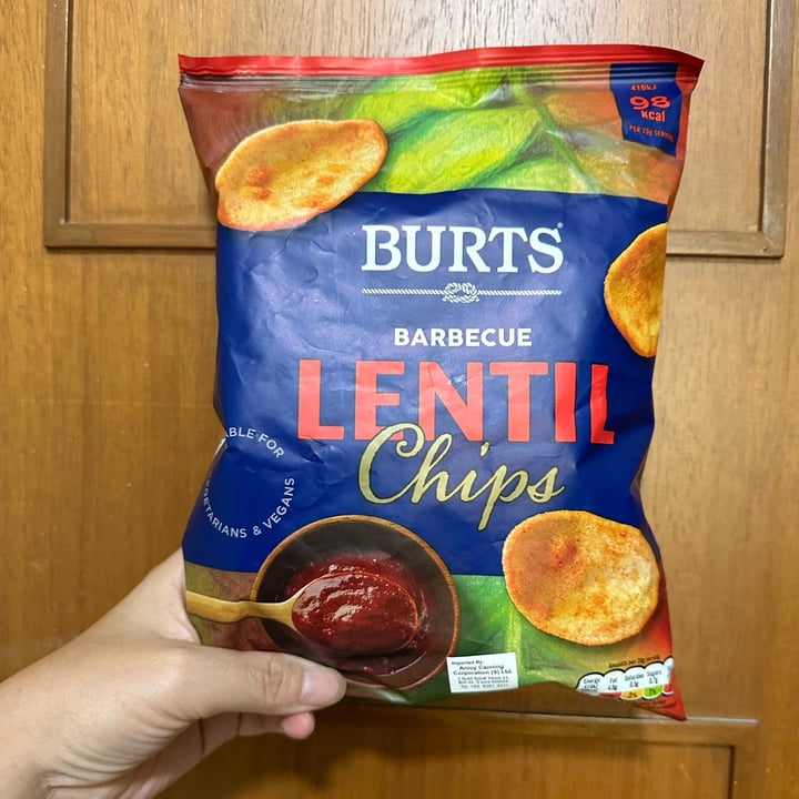 photo of Burts Barbecue Lentil Chips shared by @piggy-egg on  16 Dec 2022 - review