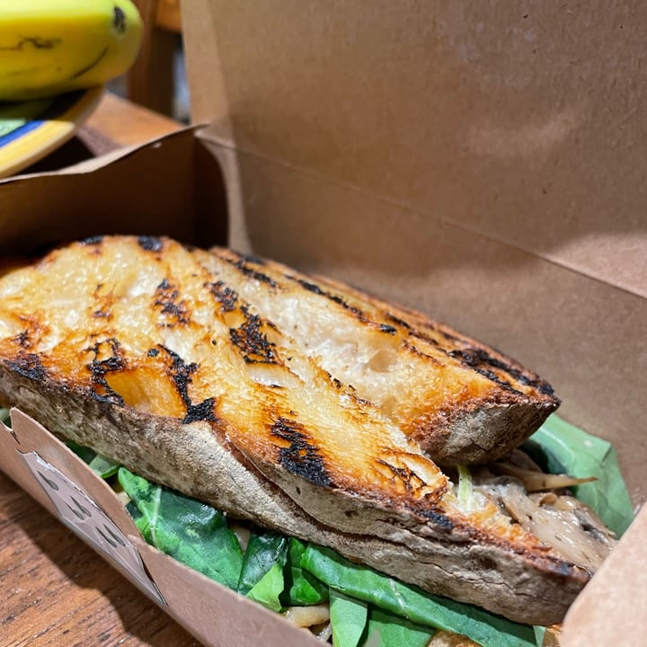 photo of Green Kitchen - Delivery e Takeaway (Retirada) Sanduíche de cogumelos e rúcula shared by @rurosrmb on  01 Mar 2022 - review