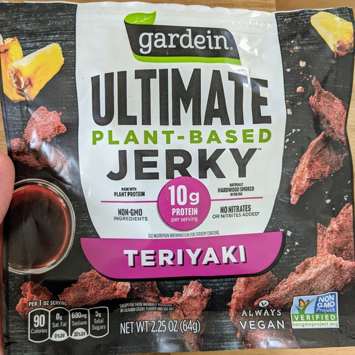 review photo of Gardein Ultimate Plant Based Jerky Teriyaki shared by @mikewestcott on 16 Mar 2021 - review