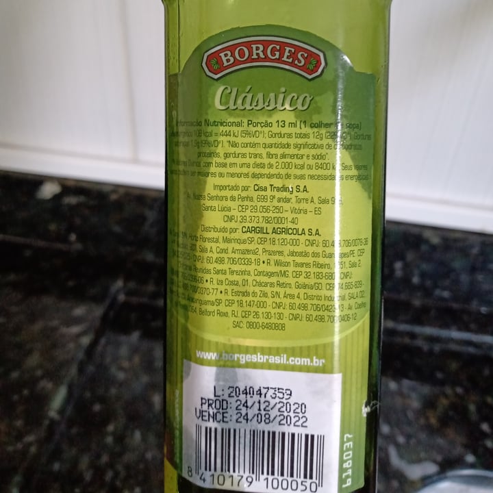 photo of Borges Aceite de Oliva Extra Virgen / Azeite de Oliva Extravirgem shared by @monike87 on  11 May 2022 - review