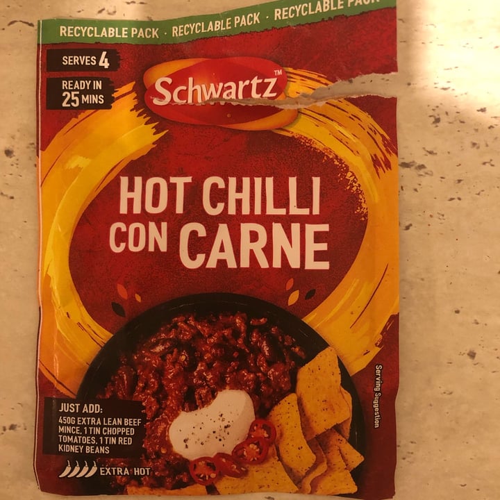 photo of Schwartz Hot Chilli con Carne shared by @jasonb01 on  17 Jan 2022 - review