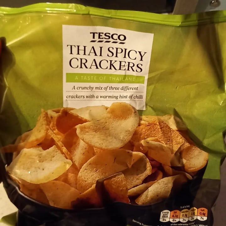 photo of Tesco Thai Spicy Crackers shared by @emmabradley on  23 Sep 2021 - review