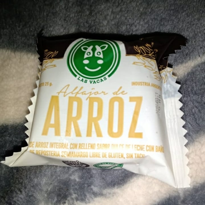 photo of Felices Las Vacas Alfajor De Arroz shared by @belveg on  08 Nov 2020 - review