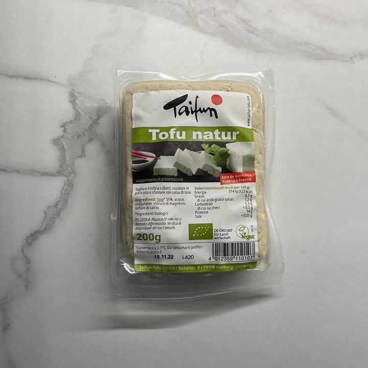 photo of Taifun Tofu natur shared by @valeriaconte on  23 Oct 2022 - review