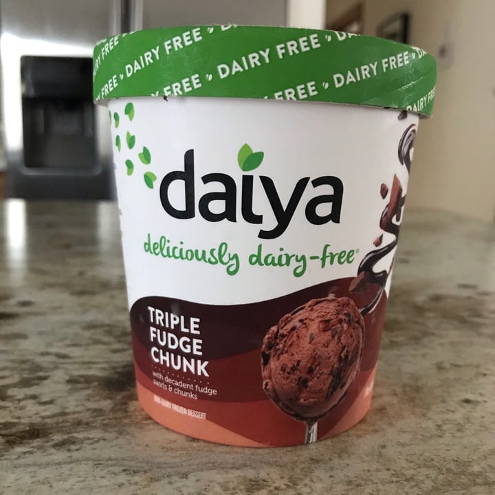 photo of Daiya Triple Fudge Chunk Ice Cream Tub shared by @dianna on  19 Sep 2020 - review