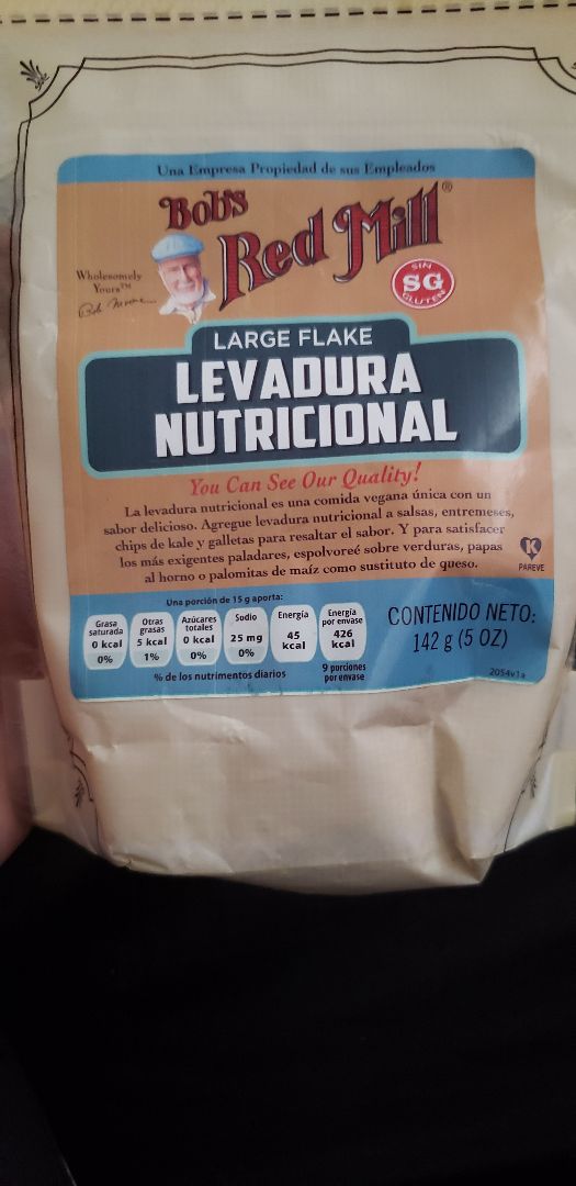photo of Bob's Red Mill Levadura nutricional shared by @katiardz on  16 Jan 2020 - review