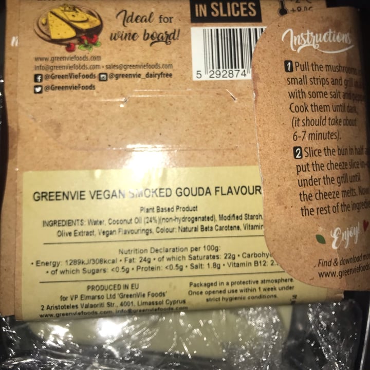 review photo of GreenVie Foods Gouda Cheese shared by @infinitelove on 03 Nov 2022 - review
