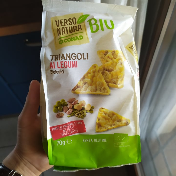 photo of Verso Natura Conad Bio  Triangoli Ai Legumi shared by @iglooo on  03 Aug 2022 - review