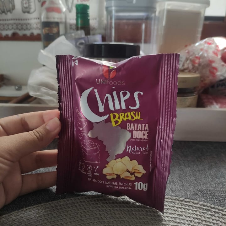 photo of UNIfoods Chips Brasil de Batata Doce shared by @lanacostai0308 on  17 Oct 2022 - review