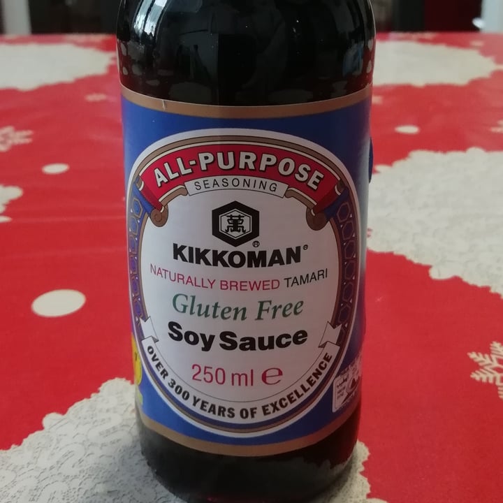 photo of Kikkoman Soy sauce gluten free shared by @nancyveg on  03 Apr 2022 - review