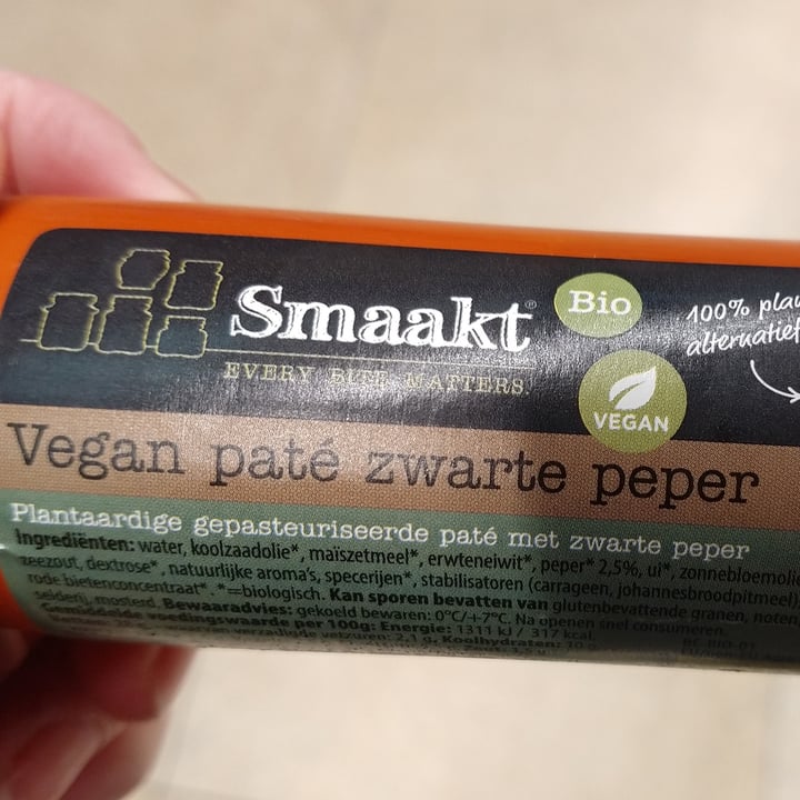 photo of Smaakt Vegan Paté Black Pepper shared by @bethjat on  11 May 2022 - review