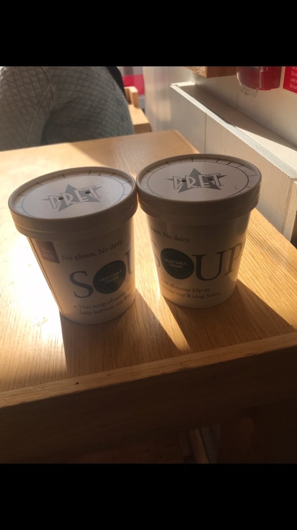 photo of Pret A Manger Vegetable Tagine Soup shared by @appleappleamanda on  24 Feb 2020 - review